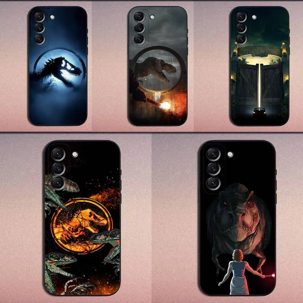 

J-Jurassic Park Dinosaur World Phone Case For Samsung Galaxy A20,A21s,A22,A31,A32,A52,A53,A72,73,A80 Soft Black Cover