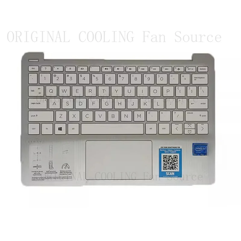 R+  L44642-001 Palmrest for HP Stream 11-AK TPN-Q217 Keyboard Touchpad US