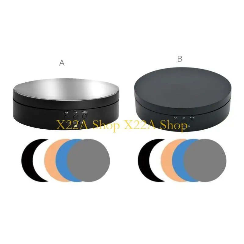 Unique Motorized Rotating Turntable Photography Rotating Display Stand Revolving Stand for Jewelry, Model, Collectible Display