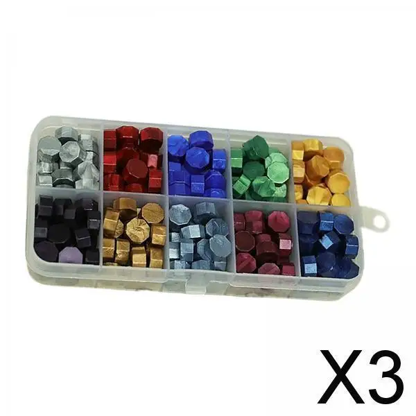 2x200 Pieces Beads Sealing Making Tools DIY for Gift Wrapping Cards Envelopes Sealing Stamp Melts Stamp