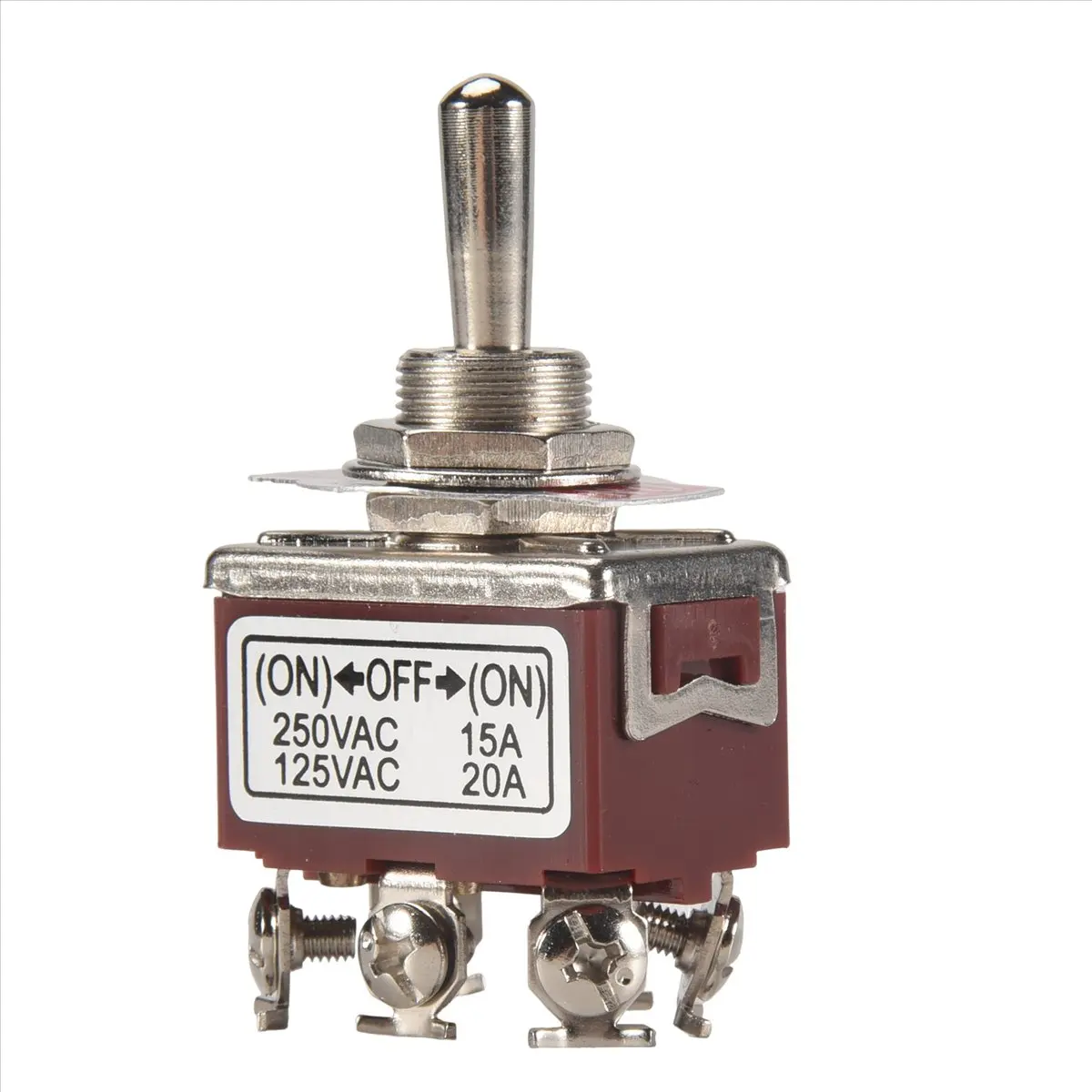 A003 AC 250V/15A 125V/20A ON/OFF/ON 3 Position DPDT Momentary Toggle Switch