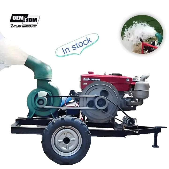 High Pressure10/100HP Self-Priming Farming Engine Water Pump 3 4 6 8 10 Inch Farm Irrigation Sprinkler Agriculture Pump