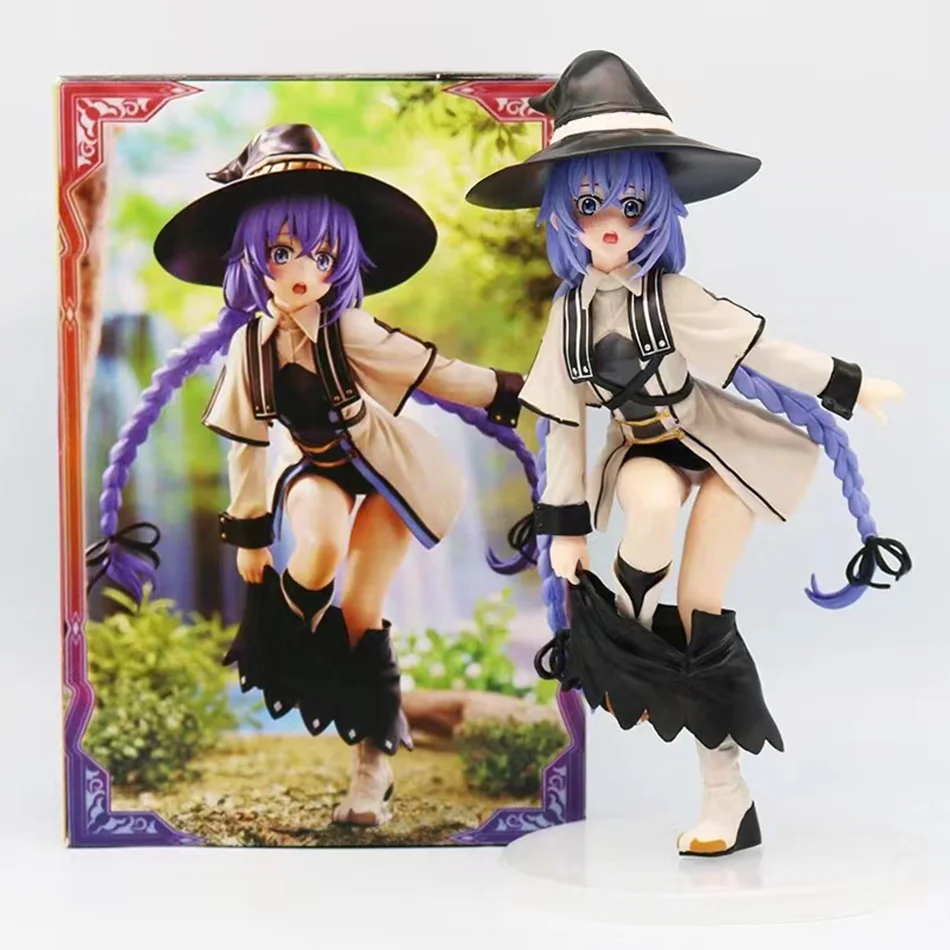 Nuevo mago Roxy Migurdia 25cm figura de acción Mushoku Tensei: reencarnación sin empleo PVC Anime figura colección de estatuas Juguetes