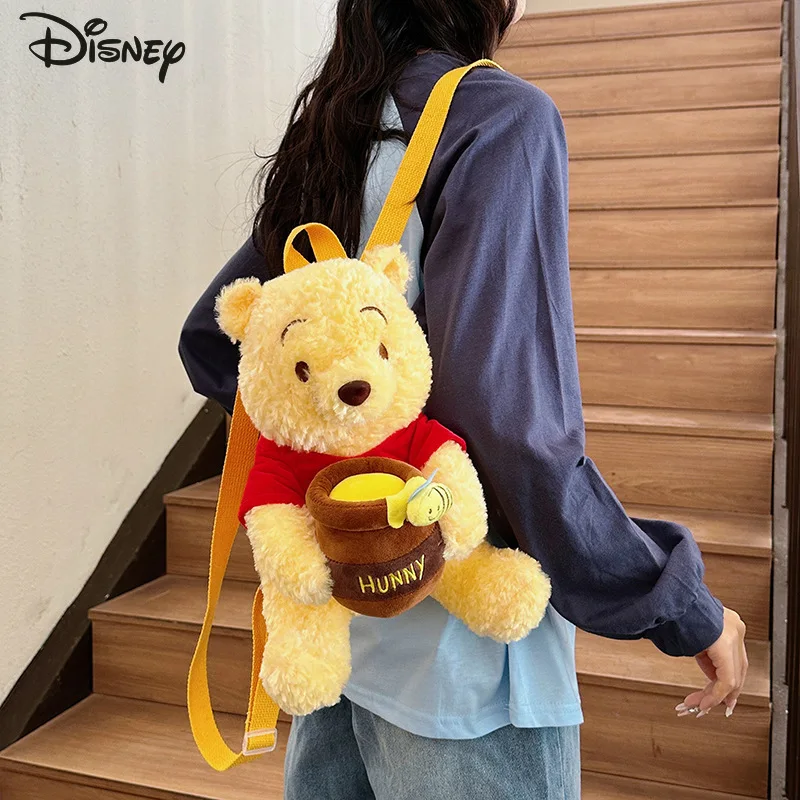 

Disney Winnie The Pooh Backpack for Women 2025 New Fashion Cartoon Travel Outdoor Small Backpack Cute Large Capacity