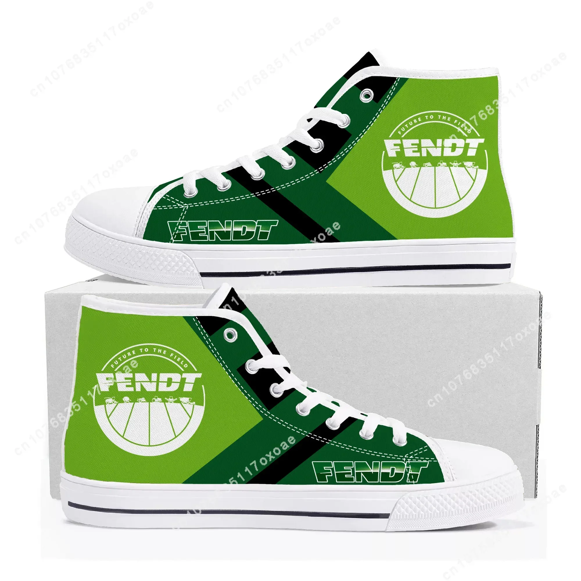 Fendt shoes High Top Sneakers Mens Womens High Quality Canvas Sneaker couple Casual Shoe Customize Shoes
