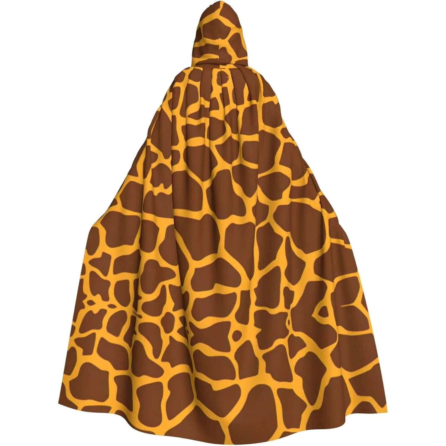 Giraffe Print print Adult Hooded Cape Carnival Festival Cape Cosplay Robe Costume party Gothic Carnival