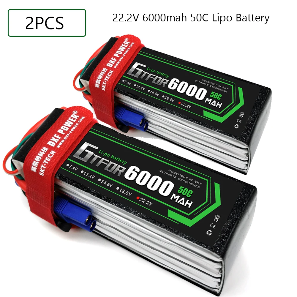 

GTFDR 7.4V 11.1V 15.2V 14.8V 22.2V 2S 3S 4S 6S 6000Mah 6300Mah 6500mAh 6200mAh 6750mAh 8000mAh 7000mAh Lipo Batteries for car