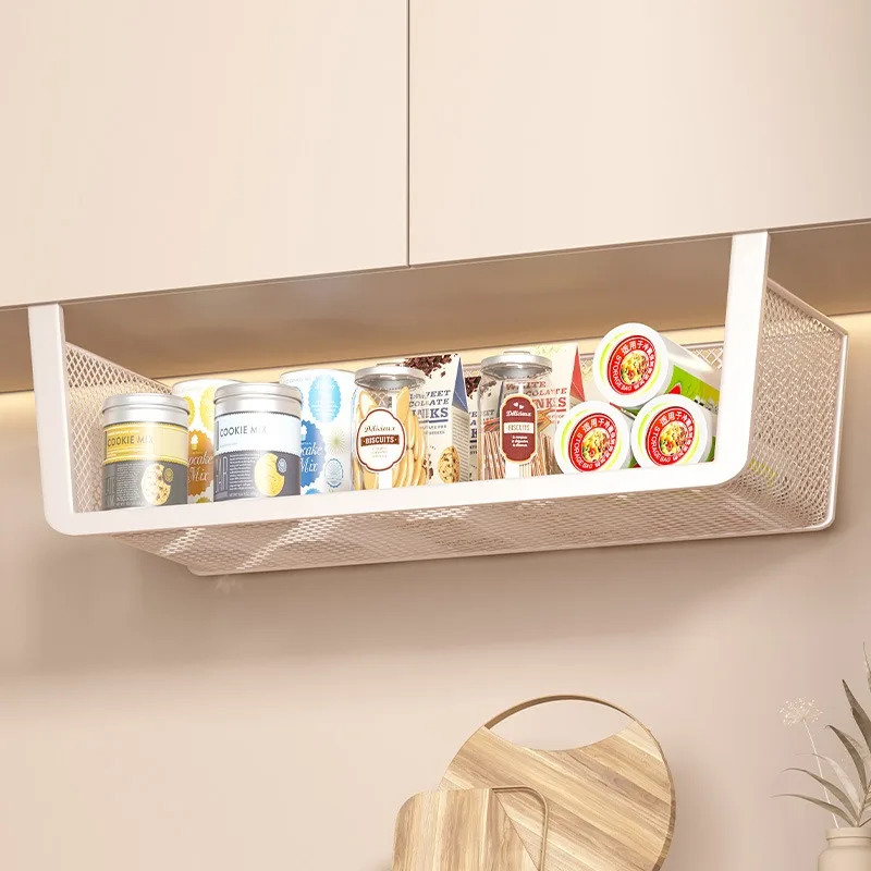 

Kitchen Storage Ra Hanging Layered Spice Basket Cabinet under elf Organizer Home Use Hanging Ra Utensil Storage Basket