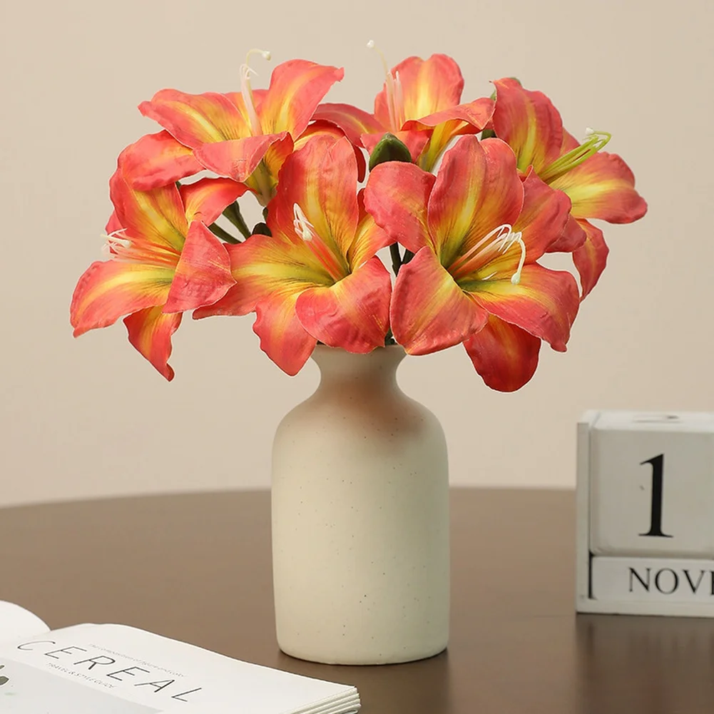 الأوركيد الاصطناعي اثنين رئيس كليفيا زهرة الحرير باقة الأوركيد ورد صناعي DIY بها بنفسك الزفاف والمنزل مكتب غرفة المعيشة الديكور