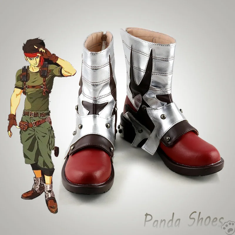 

Game Final Fantasy Biggs Cosplay Shoes Anime Game Cos Comic Cosplay Costume Prop Shoes for Con Halloween Party