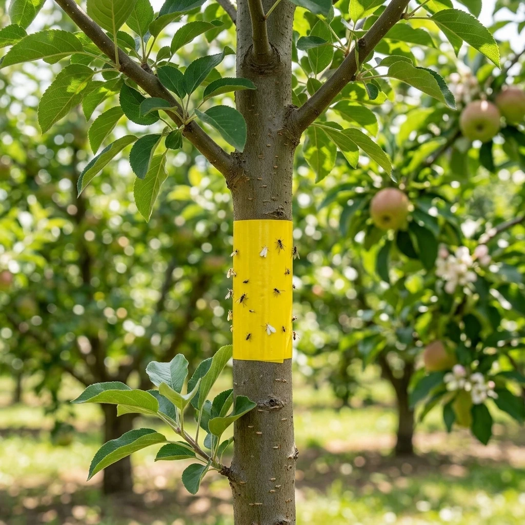 Gelbes Doppelseitiges Insektenfalle-Klebeband für Garten und Baumschule Schädlingsbekämpfung Gartenbedarf Schädlingsbekämpfungsprodukte 2/5/10M X 10M – Detail 7