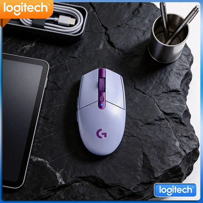 

Wireless Logitech G305 Mouse, 12000 DPI HERO, 6 Buttons, 250hr Battery, 99g, LIGHTSPEED Tech, PC Mac Gamers