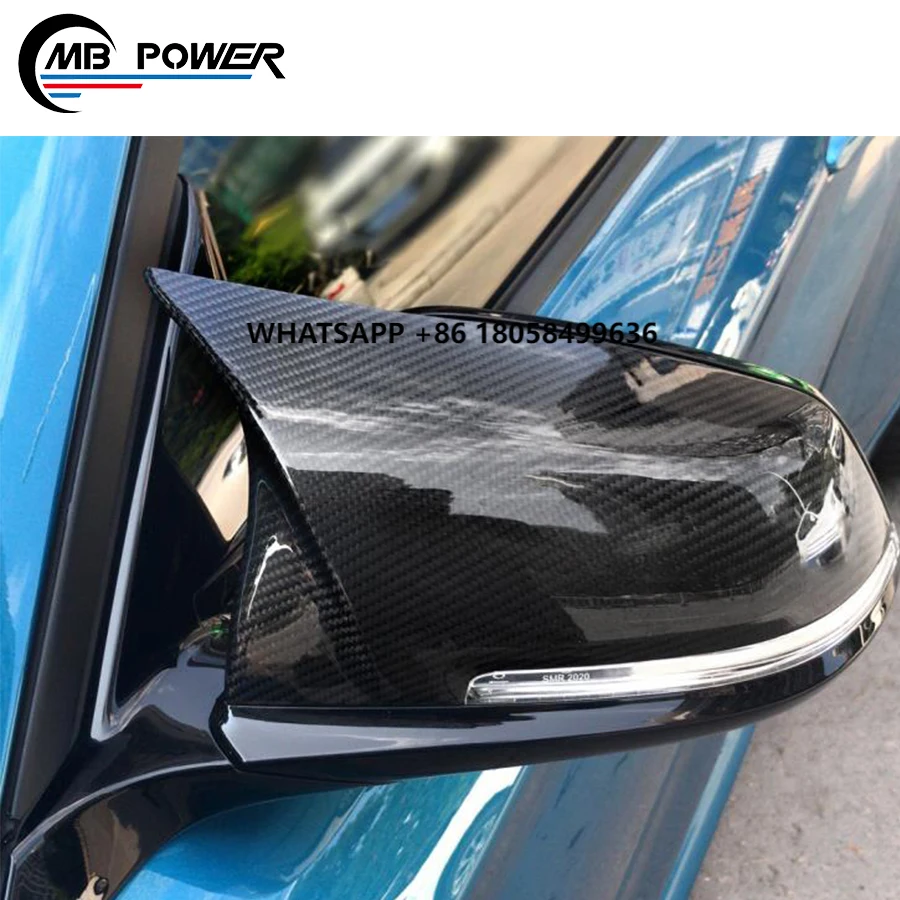 

Direct Install F30 M Look Carbon Fiber Door Side Mirror Cover Latest for F20 F22 F23 F87 F30 F34 F32 F33 F36 Car Mirror Cover