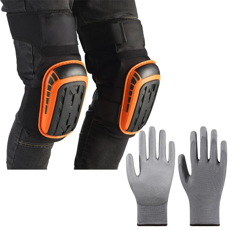 

Knee Pads for Construction Heavy-duty Non-slip Floors Cleaning Outdoor for Sports Extra Gel Buffer Support for Men and Women