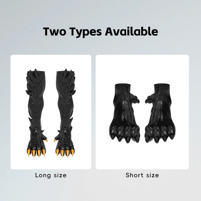 Furrjoi Silicone Dragon Scale Textured Foot Sleeves for Cosplay Costumes Furry Upgrade Latex Fetish Realistic Dragon Paws Feet - Image 4
