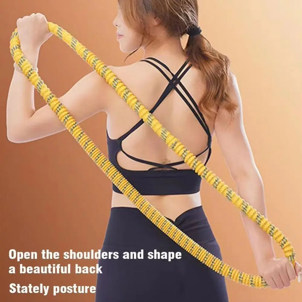 Portable Fat Burning Sports Hoop Durable Foldable Spring Tube Yoga Circle Adjustable Soft Spring Weight Loss Circle