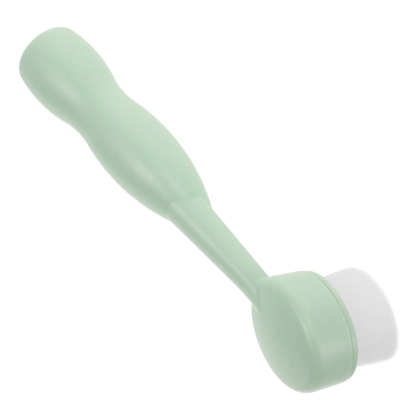 Gezichtsreinigingsborstel Zacht natuurlijk haar Gezichtswas Scrubber Exfoliërend Huidverzorgingshulpmiddel Diepe poriënreiniging Reizen Compact