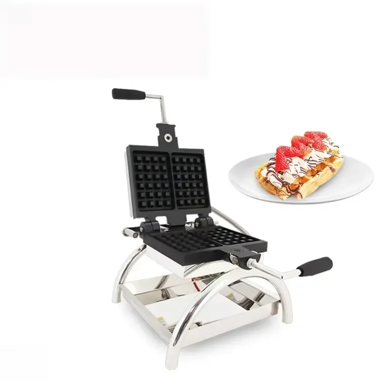 Bubble Waffle Machine Professional Grade Electric Waffle Maker for Snack Shops and Food Trucks