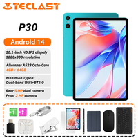 Teclast P30 Tablet 10.1inch 1280x800iPS/Allwinner A523 Octa-core/ 10GB(4GB+6GB)RAM/64GB ROM/WIFI/6000mAh/Type-C/5MP+2MP Camera