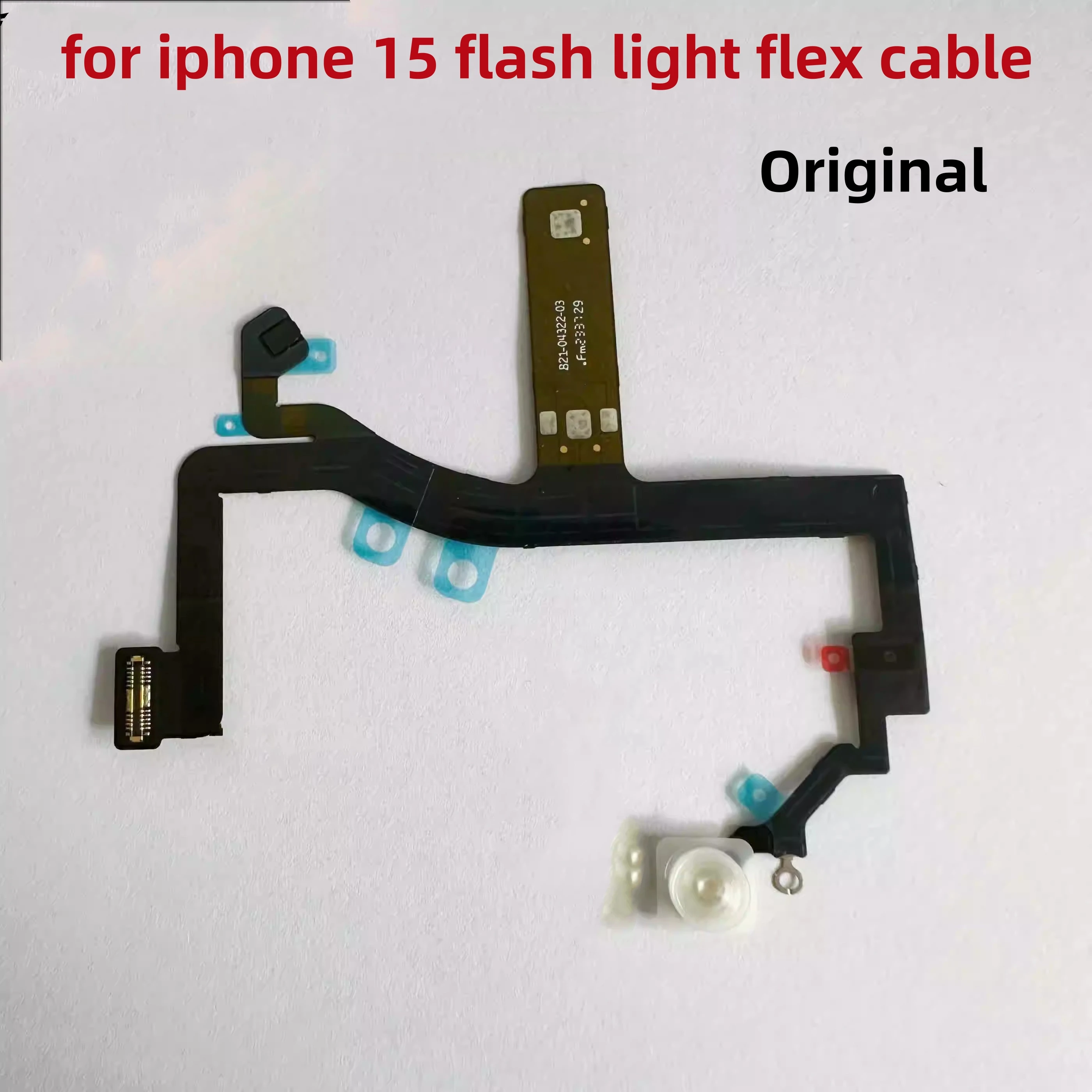 

Alideao-LED Flash Light Sensor Flex Cable Replacement for iPhone 15 Pro Max 15 Plus Proximity Flash Lighting,100% Original,1Pcs