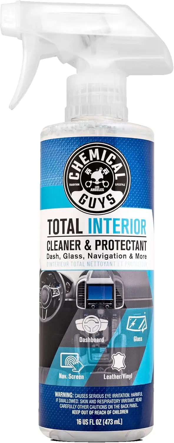 

Total Interior Cleaner & Protectant for Cars, Trucks, SUVs, RVs - Cleans Leather, Vinyl, Plastic, Rubber with Streak-Free Finish