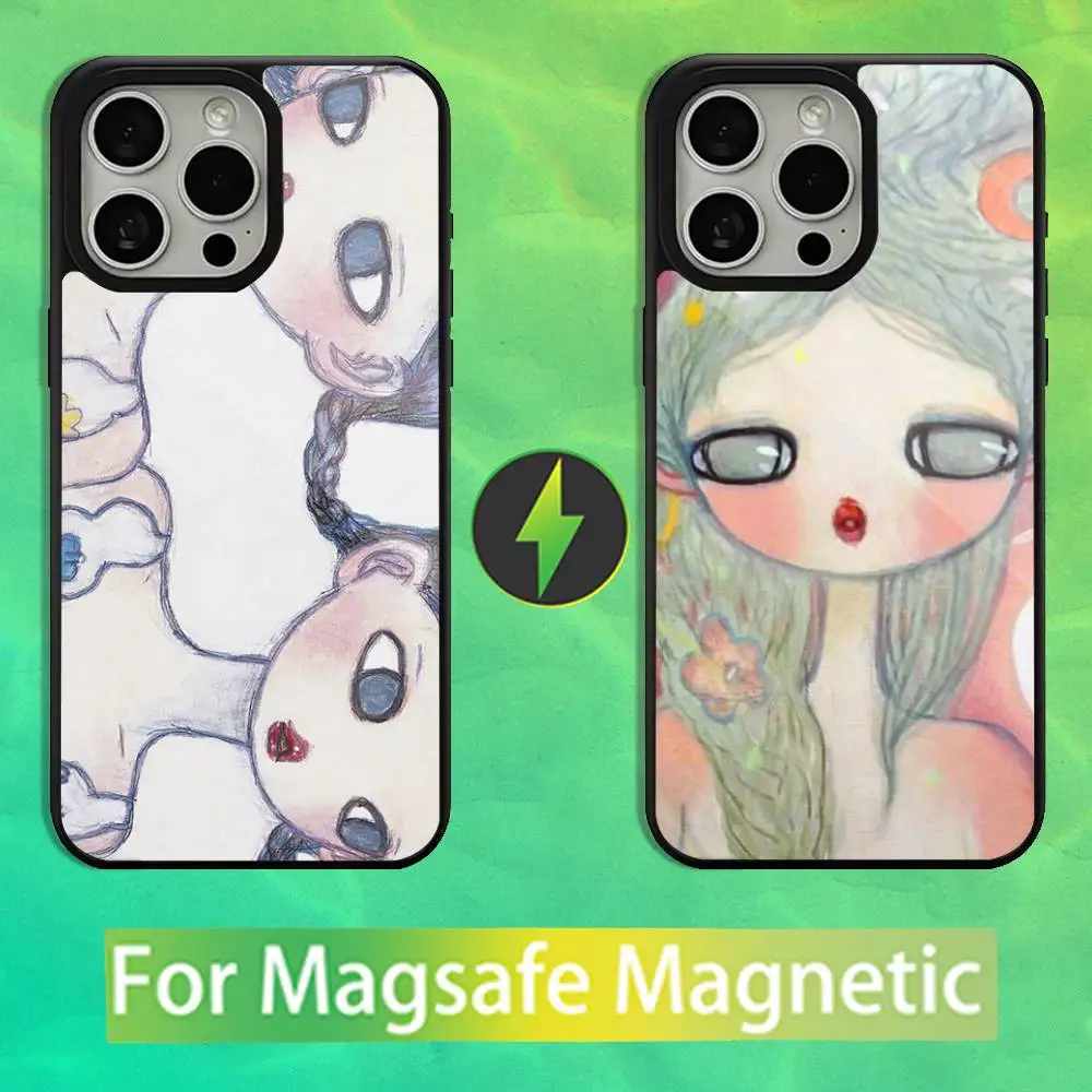 

A-Aya T-Takano Phone Case For iPhone 16,15,14,13,12,11,Pro,Max,Plus,Mini,Magsafe,Magnetic Wireless Charging Case