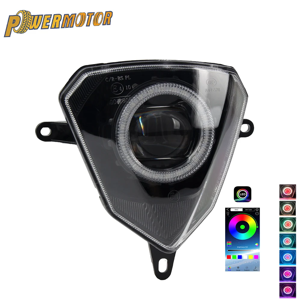 Smart Bluetooth Control Motorcycle Light Strip For Beta V6 Pit Dirt Bike Multifunction Waterproof Light Universal Mounting  Kits