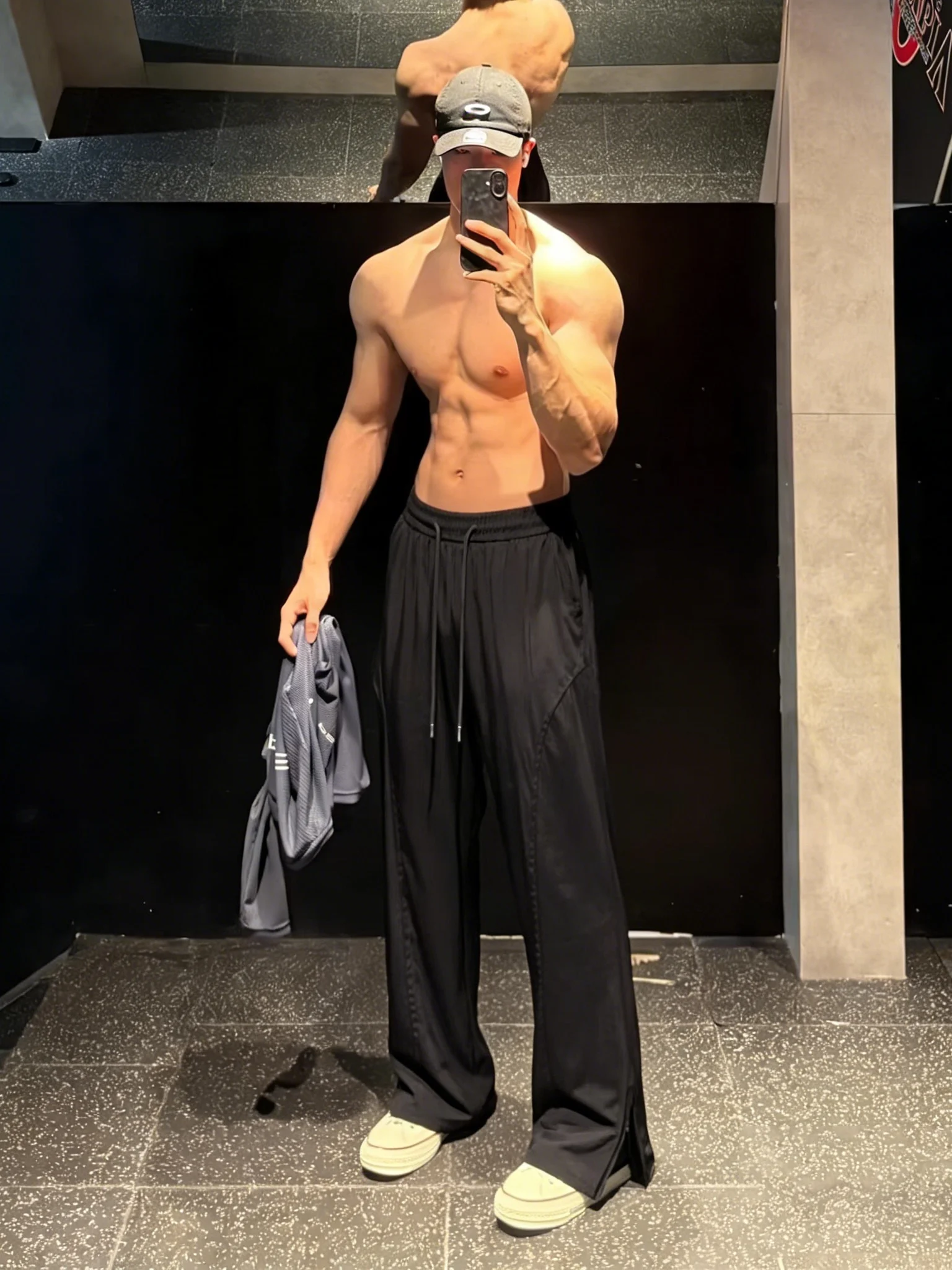 

Мужские брюки Bla Ice Silk прямого кроя с боковой молнией, быстросохнущие, спортивные, повседневные, весенне-летние, тонкие, прямого кроя