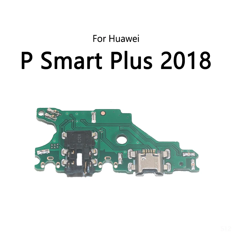 USB Charge Dock Port Socket Jack Connector Flex Cable For Huawei P Smart Plus 2018 2019 2020 2021 Pro S Z Charging Board Module