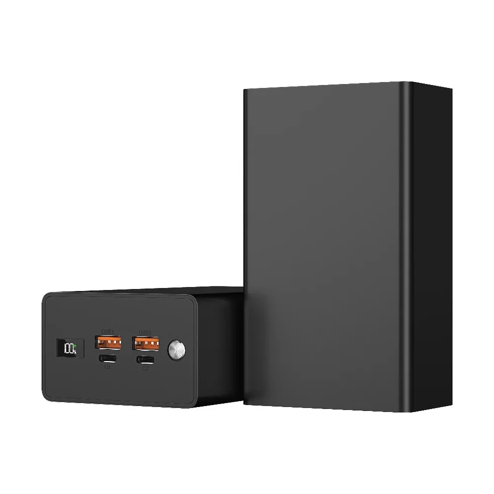 

NEW New PD 100W 40000mAh laptop Power Bank 20V 5A Supper Fast Charging Power Bank Smart Aluminum Portable Quick Charging For Lap