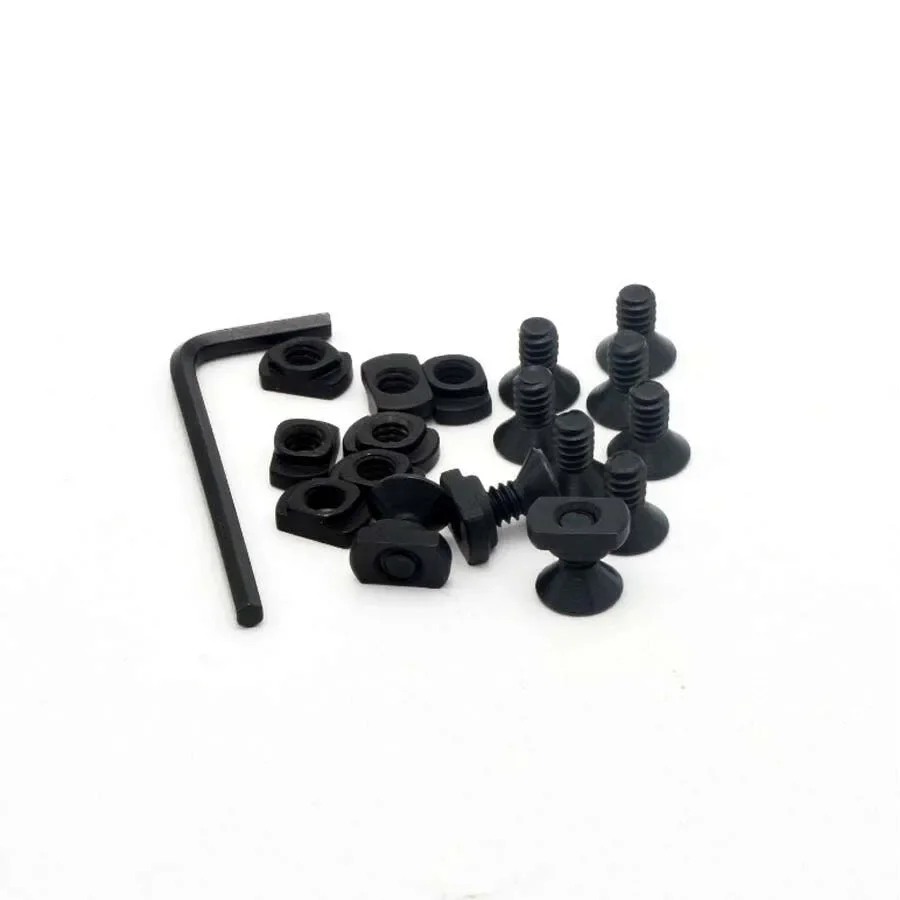 10 Pack M-Lock Screw and Nut Replacement Set For Rail Sections & Wrench
