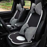 Floral Car Seat Cushion Ice Silk Breathable Mesh  Non-Slip Cooling Pad Goddess Four Seasons Universal Car Accessories