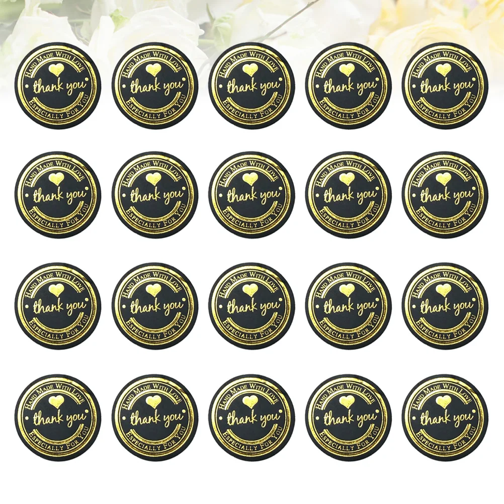 

500 Pcs Sealing Stickers for Packing Adhesive Tape Bag Letter Scrapbooking Creative Design DIY Gift Wedding Party