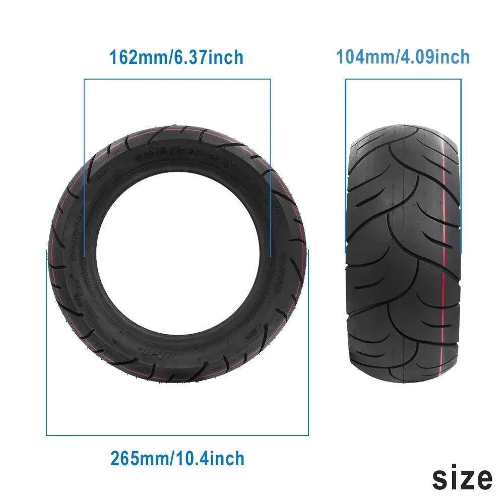 100/55-6.5 Tubeless Tire for Dualtron Ultra2 and For Kaabo Wolf Warrior Kickscooter Off-Road Tyre 11 Inch Electric Scooter Tires