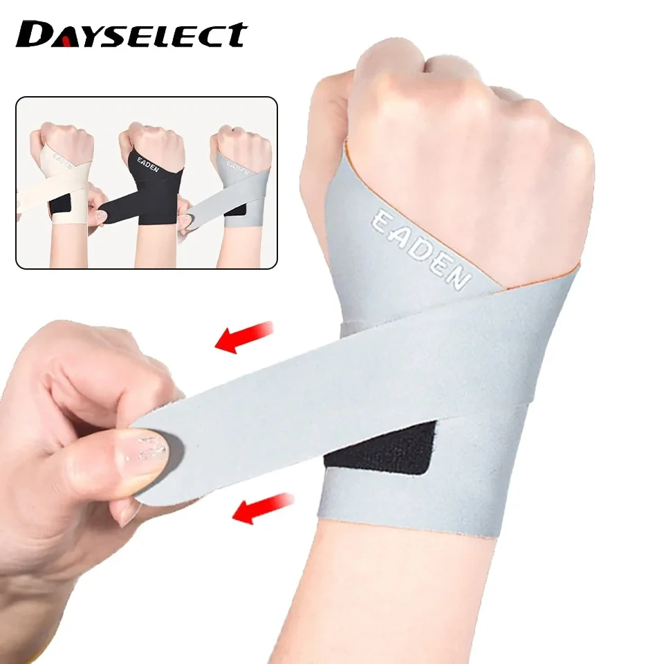 1Pcs Lightweight Wrist Support Fitness Thin Badminton Sports Jacket Wrist Sprain Tendon Sheath Joint Strain Winding Fixation