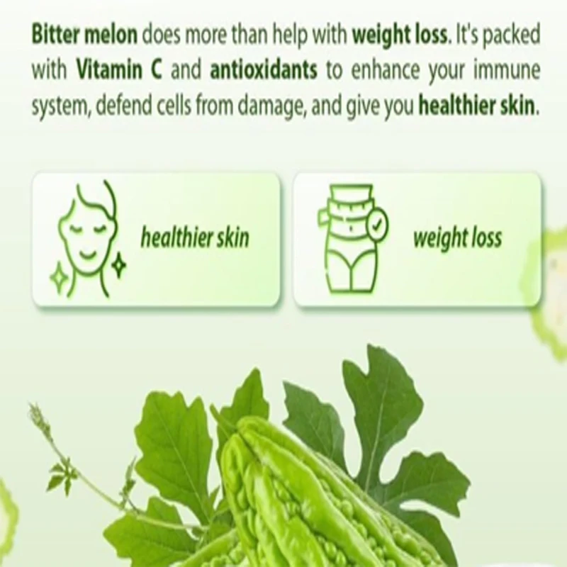 Karela Capsules -500mg | 60 Vegetarian Capsules, Pure Bitter Melon Extract, Plant-based Gluten Free