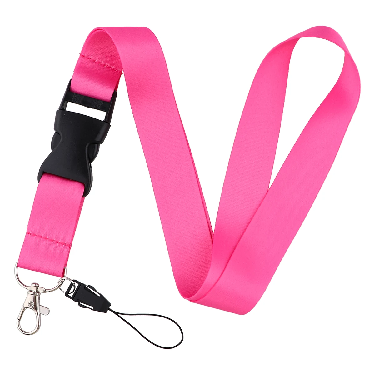 FI52 Einfarbig Seil Strap Schlüsselbund Neck Lanyard Für Studenten Schlüssel Lange Telefon Hängen Schnalle Anti-Verloren Hängen Seil geschenke