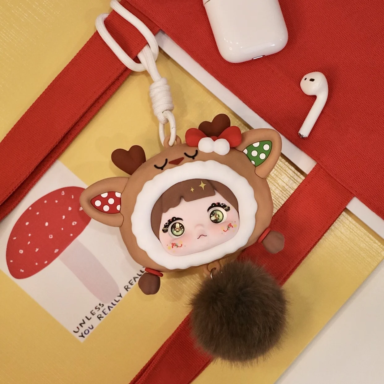 New Genuine Nommi  Christmas Limited Edition Headphone Bag Cute Notebook Toy Gift For Anime Fans And Collectors