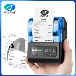 2024 58MM Mobile Portable Wireless Bluetooth Printer Type-c Handheld Thermal Receipt Maker for Bill Ticket Print POS Device