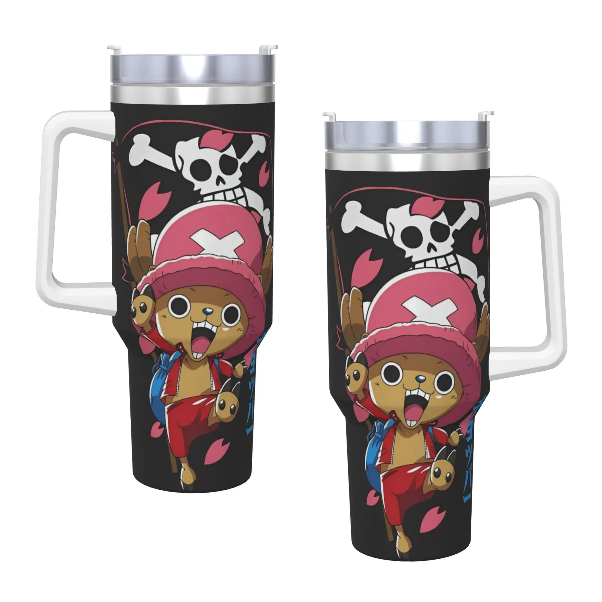 

Стакан из нержавеющей стали Tony Chopper, кружки, чашка с соломинкой, аниме, путешествия, бутылка для холодных напитков, воды, портативные большие термочашки