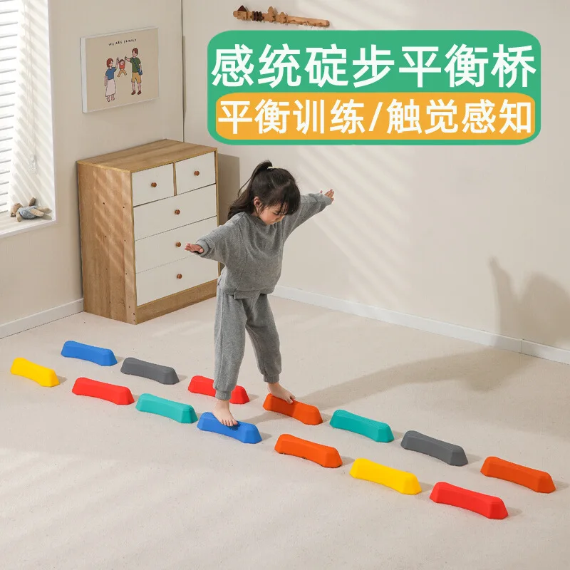 Balance Beam Trainer Kids Balance Board Sensory Coordination Training Equipment