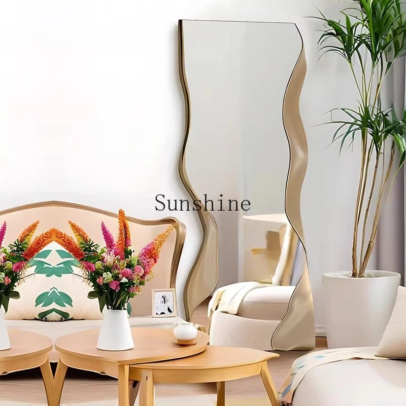 

French retro full-body full-length mirror home bedroom floor mirror