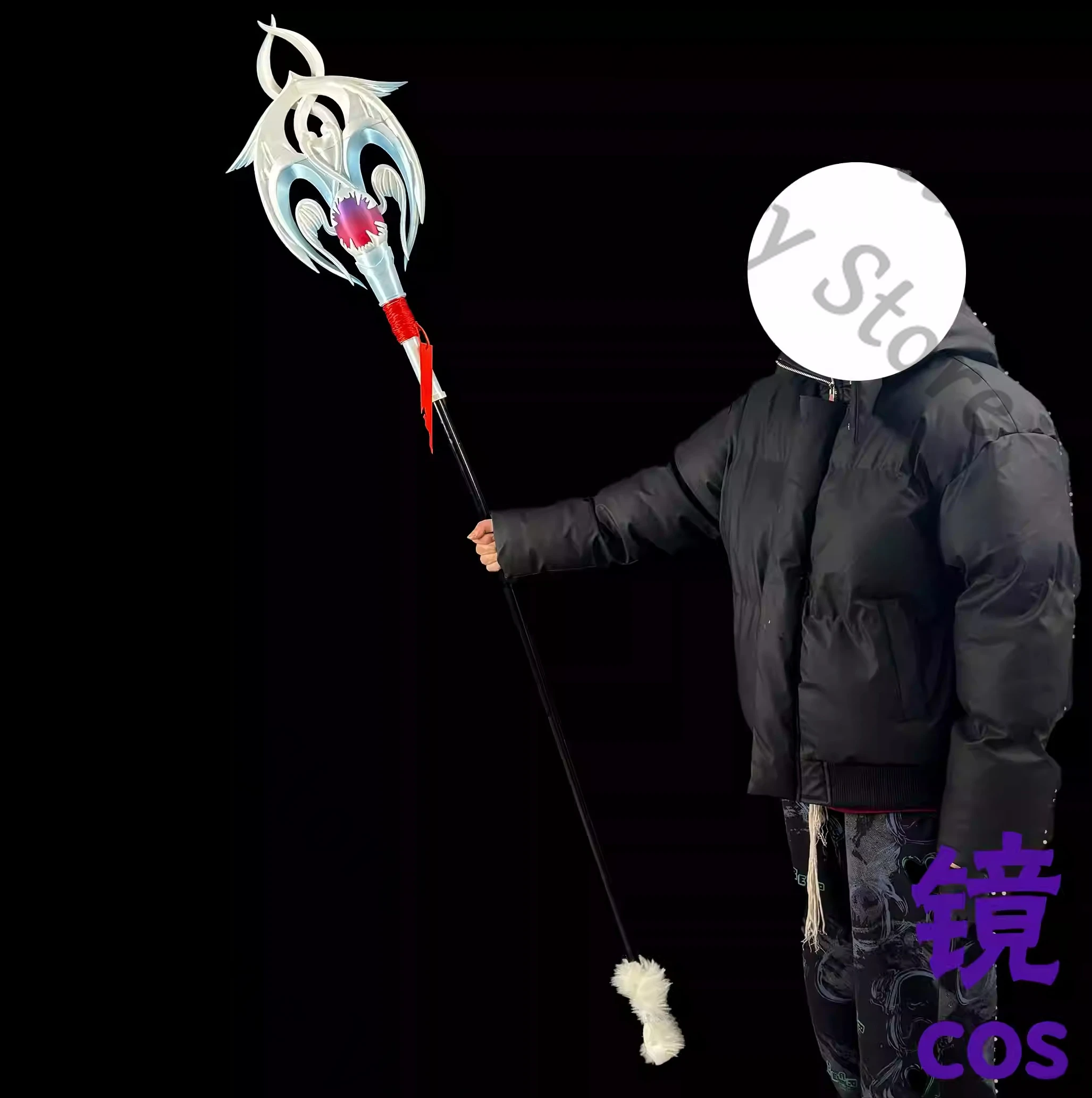 

Аниме Arknights...”ipalaat Косплей Палочка Опора Мультфильм Ставия Священник Стабиudio-видео Оборудование для оружия Украшение Рождественский реквизит Подарок