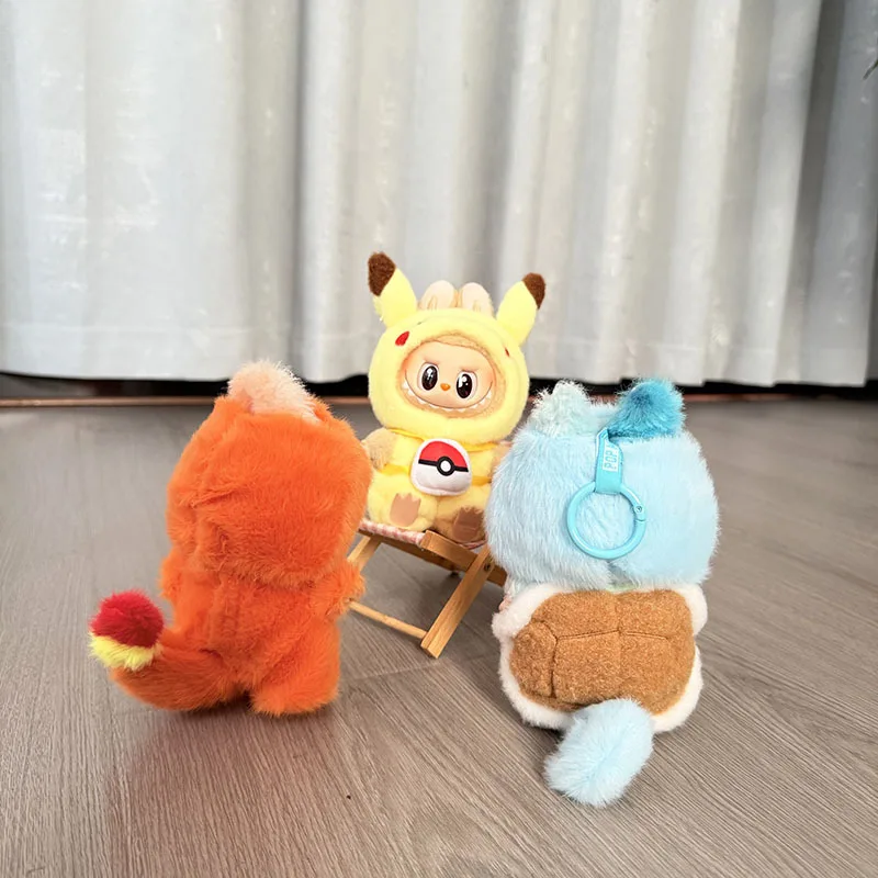 4 Stile für Labubu-Kleidung, Pokemon-Pikachu-Set, Rollenspiel-Kostüm, animierte Charaktere, Labubu-Zubehör (keine Puppen)