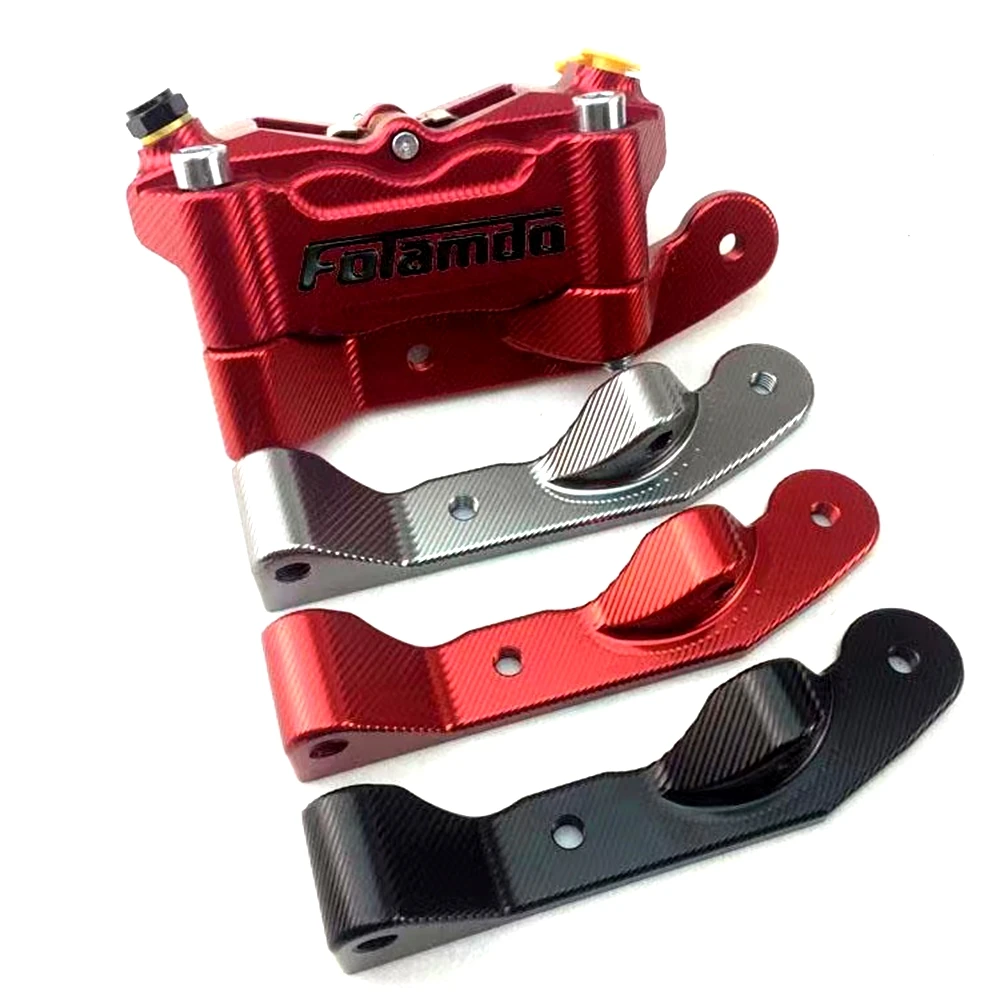 Para Honda MSX125 M3 M5 Monkey motocicleta amortiguador delantero GP4 adaptador de soporte de pinza de freno para disco de freno 220/260 pinza de freno de 100mm