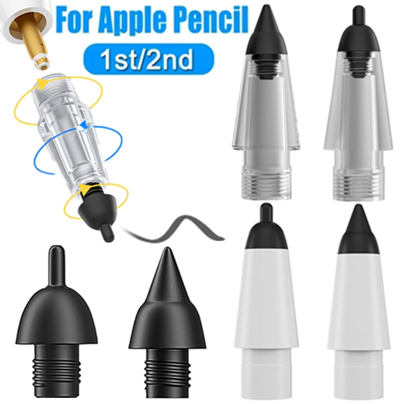 

Pencil Tip for Apple Pencil 1 2 Replacement Stylus Pens Tip Cover Wear-Resistant Pen Stylus Tips Tablet Pen Nib for Apple 1 2