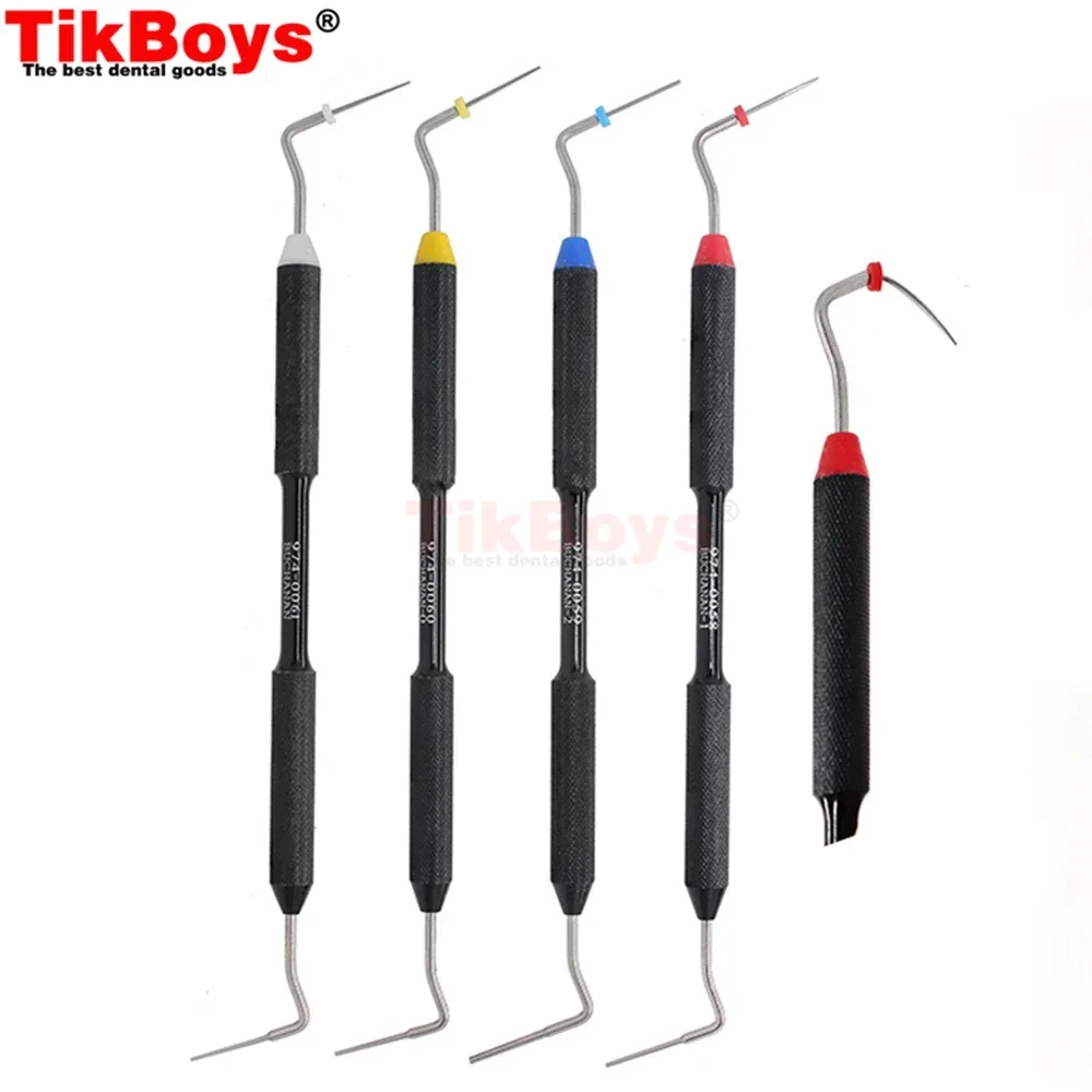 4pcs Dental Vertical Pressure Device Root Canal Filler Endo Hand Plugger Fill Instrument Accessories Tools Laboratorio Anestesia