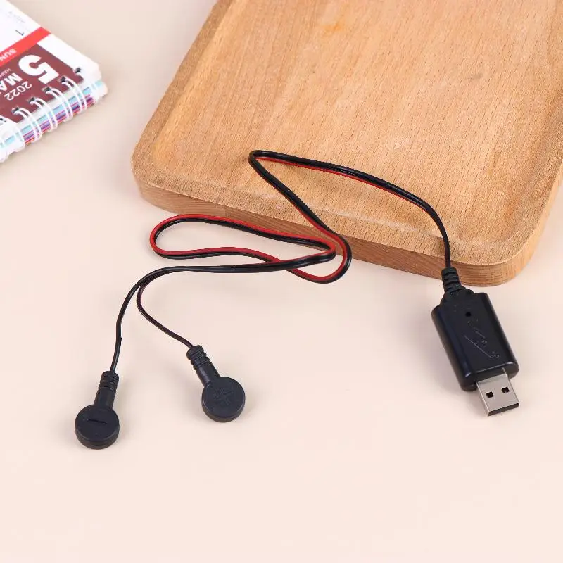 3.7V 4.2V Magnetic Lithium Battery Charger Universal Power Cord for Torch Camera Smart Wearables Lightweight for Travel