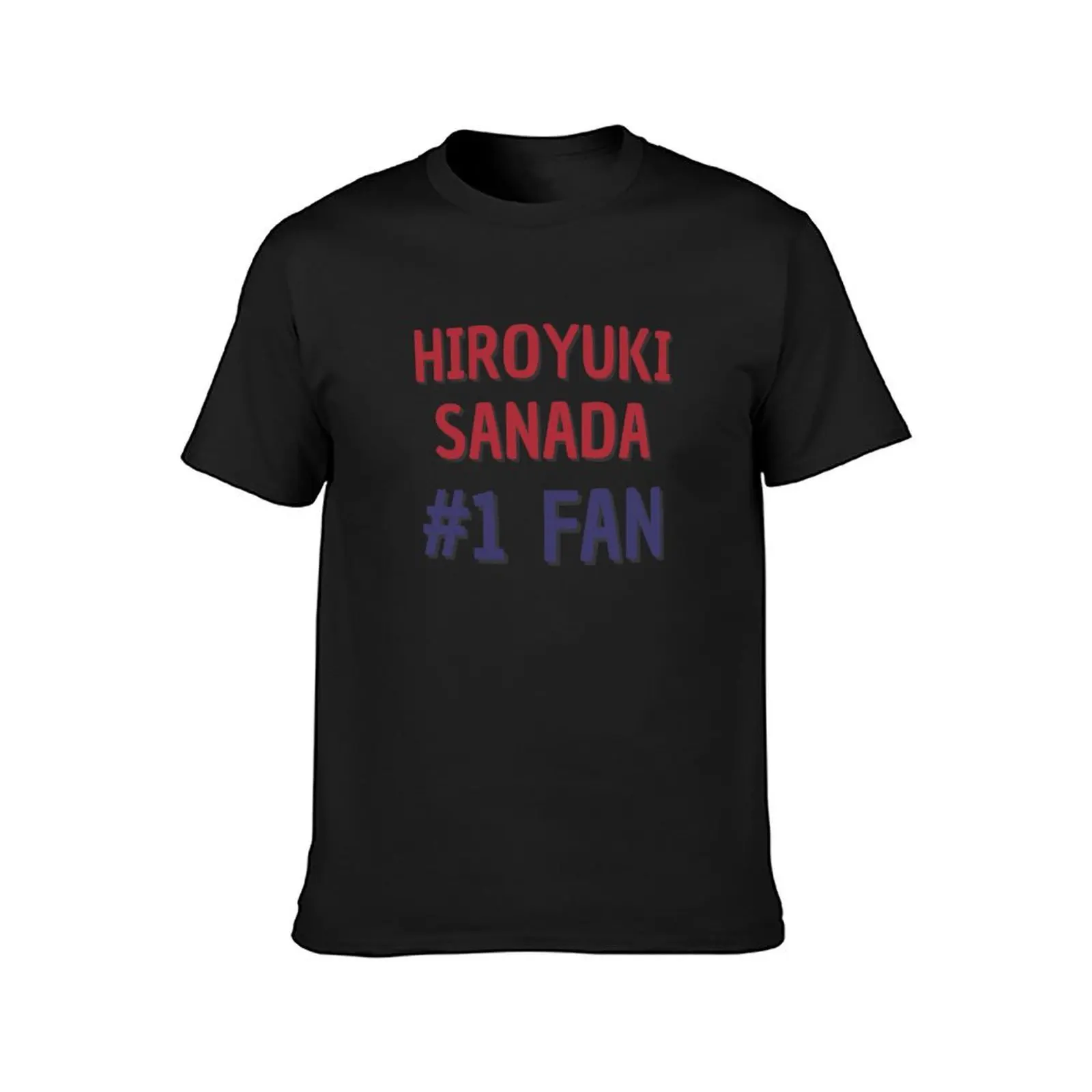 Hiroyuki Sanada #1 Fan T-Shirt Short sleeve tee graphics animal prinfor boys blanks mens graphic t-shirts big and tall