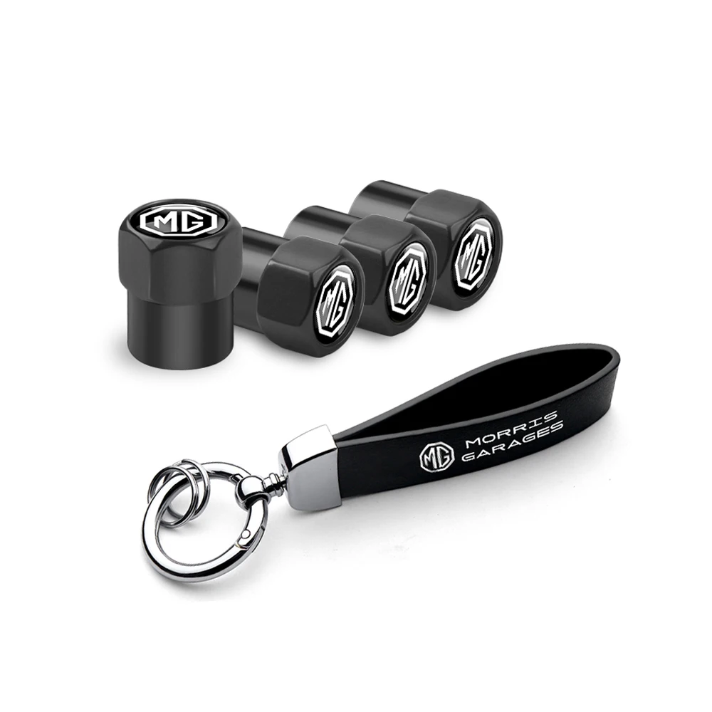 

Car Tire Wheel Valve Caps Cover Key Chain Keychain For Morris Garages MG ZS 7 6 Cyberster MG4 EV ES5 HS Auto Styling Accessories